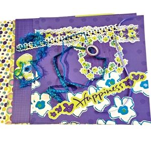 Scrapbook Bundle Purple/green #5